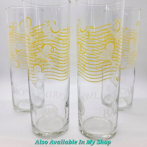 Vintage Bohemia Crystal Highball Glasses - Maison Birks Tumblers - Picture 8 of 16